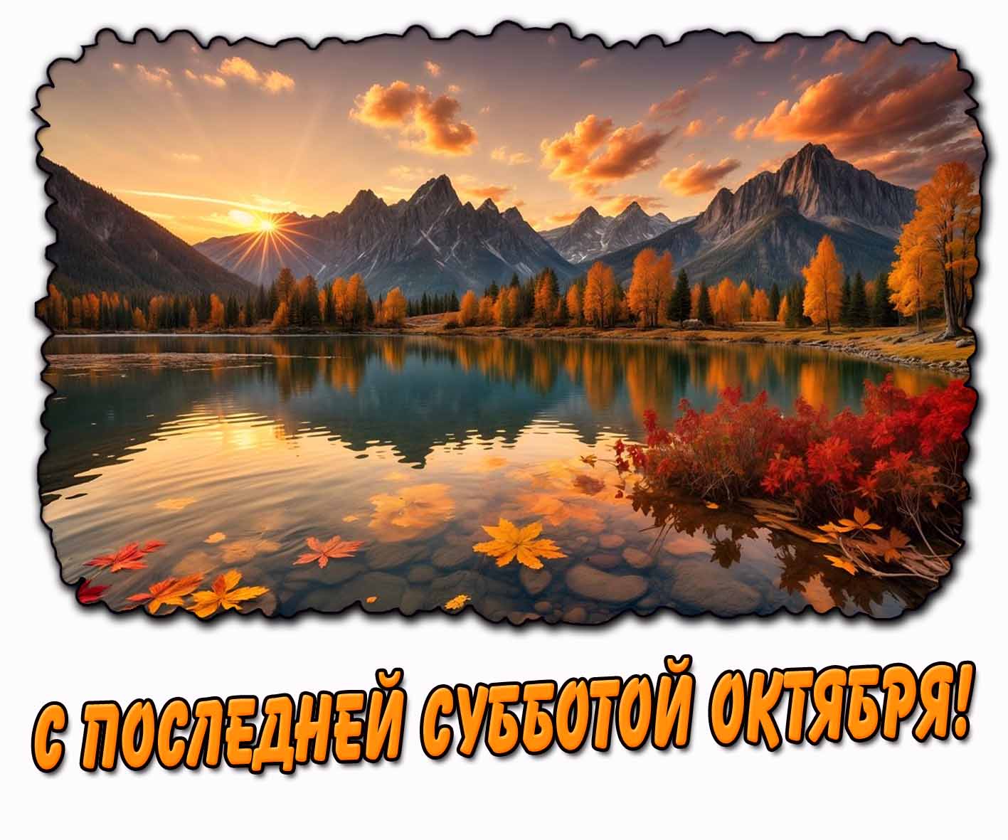 Красивая картинка с последней субботой октября