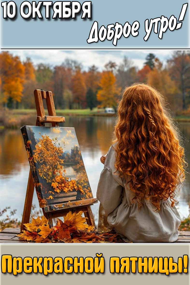 Картинка "10 октября доброе утро! Прекрасной пятницы!"