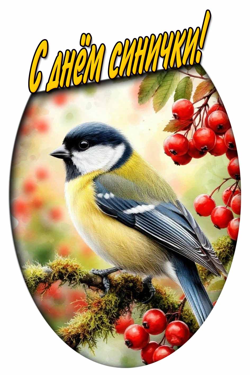 Картинка с днём синички