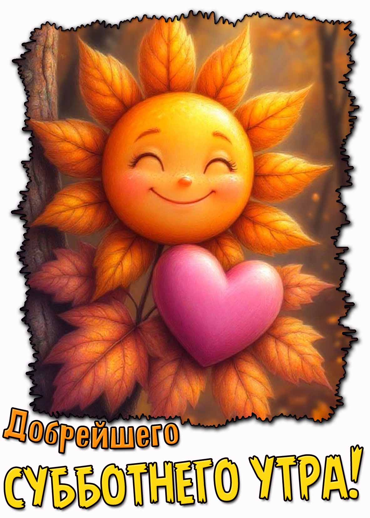 Добрейшего субботнего утра! - осенняя картинка
