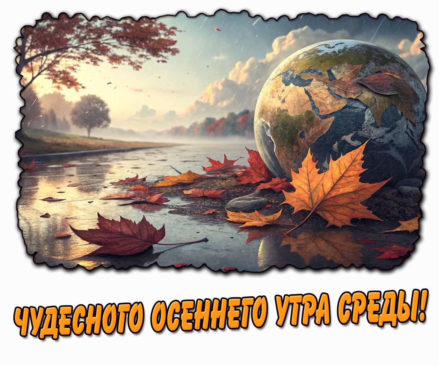 Картинка чудесного осеннего утра среды