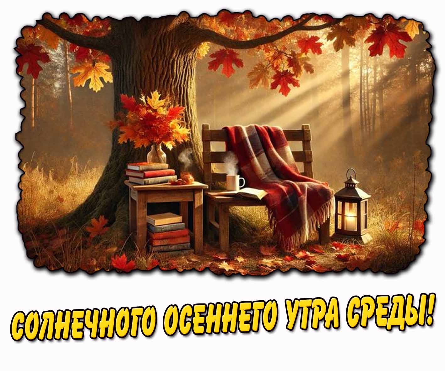 Картинка солнечного осеннего утра среды
