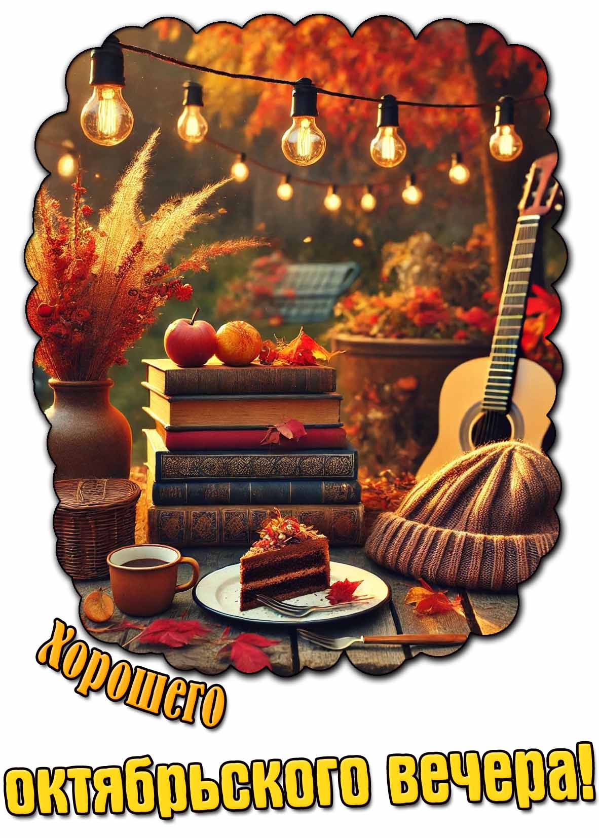 Картинка хорошего октябрьского вечера
