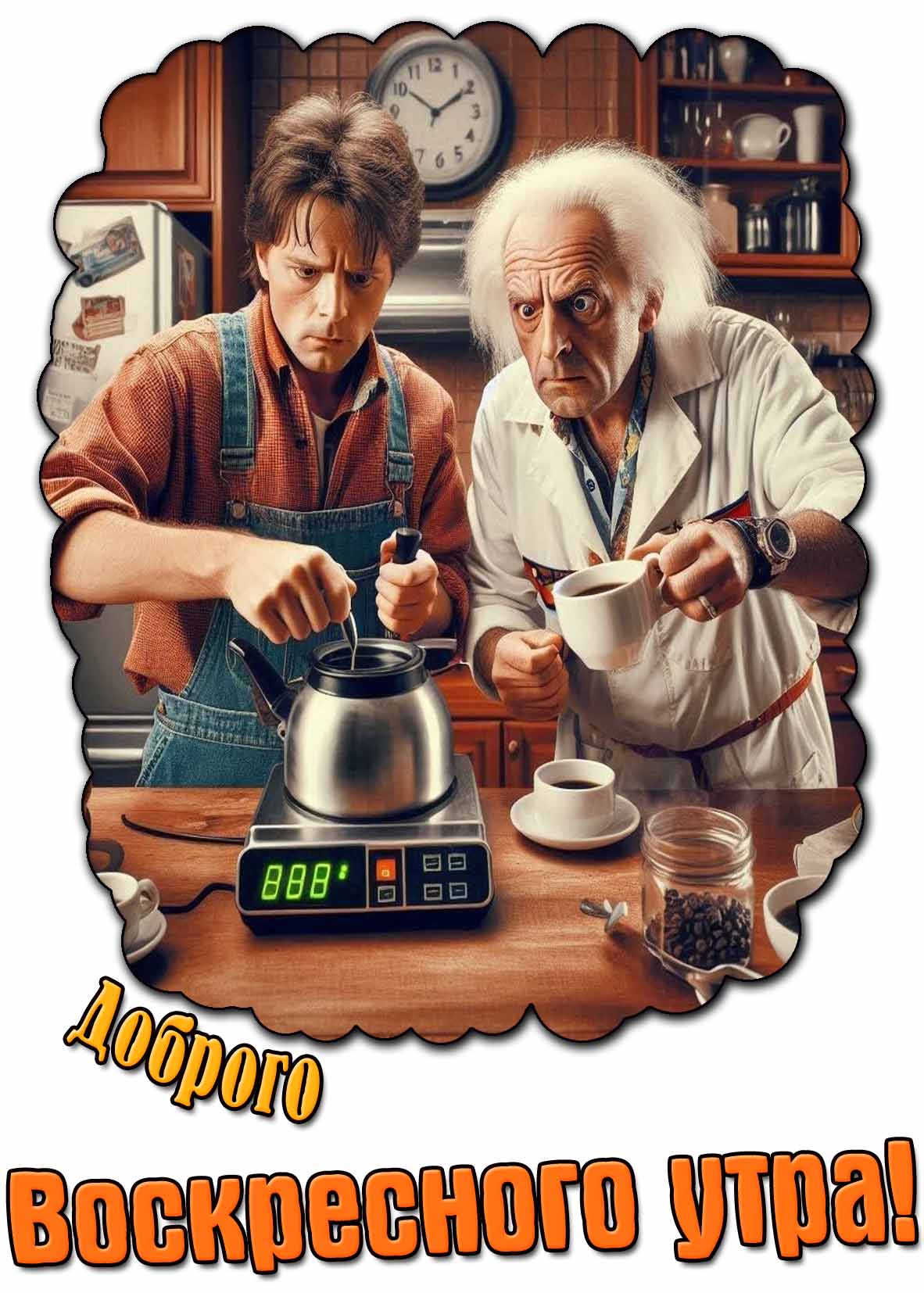 Доброго воскресного утра! - картинка из фильма "Назад в будущее"