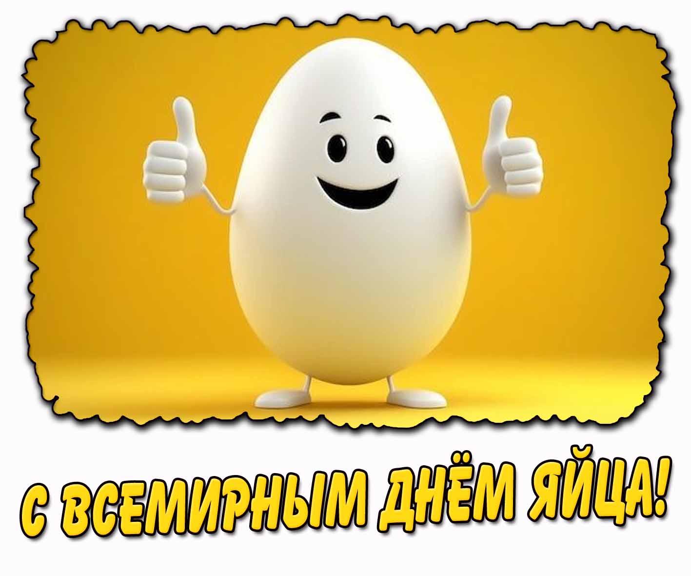 Картинка с Всемирным днём яйца