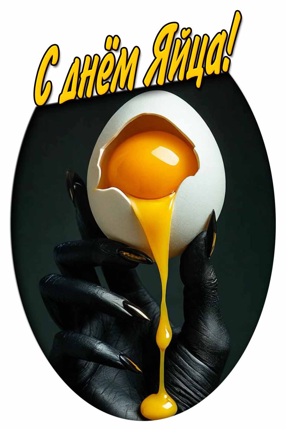 С днём яйца! - креативная картинка