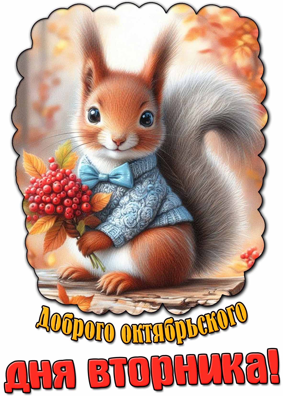 Картинка доброго октябрьского дня вторника