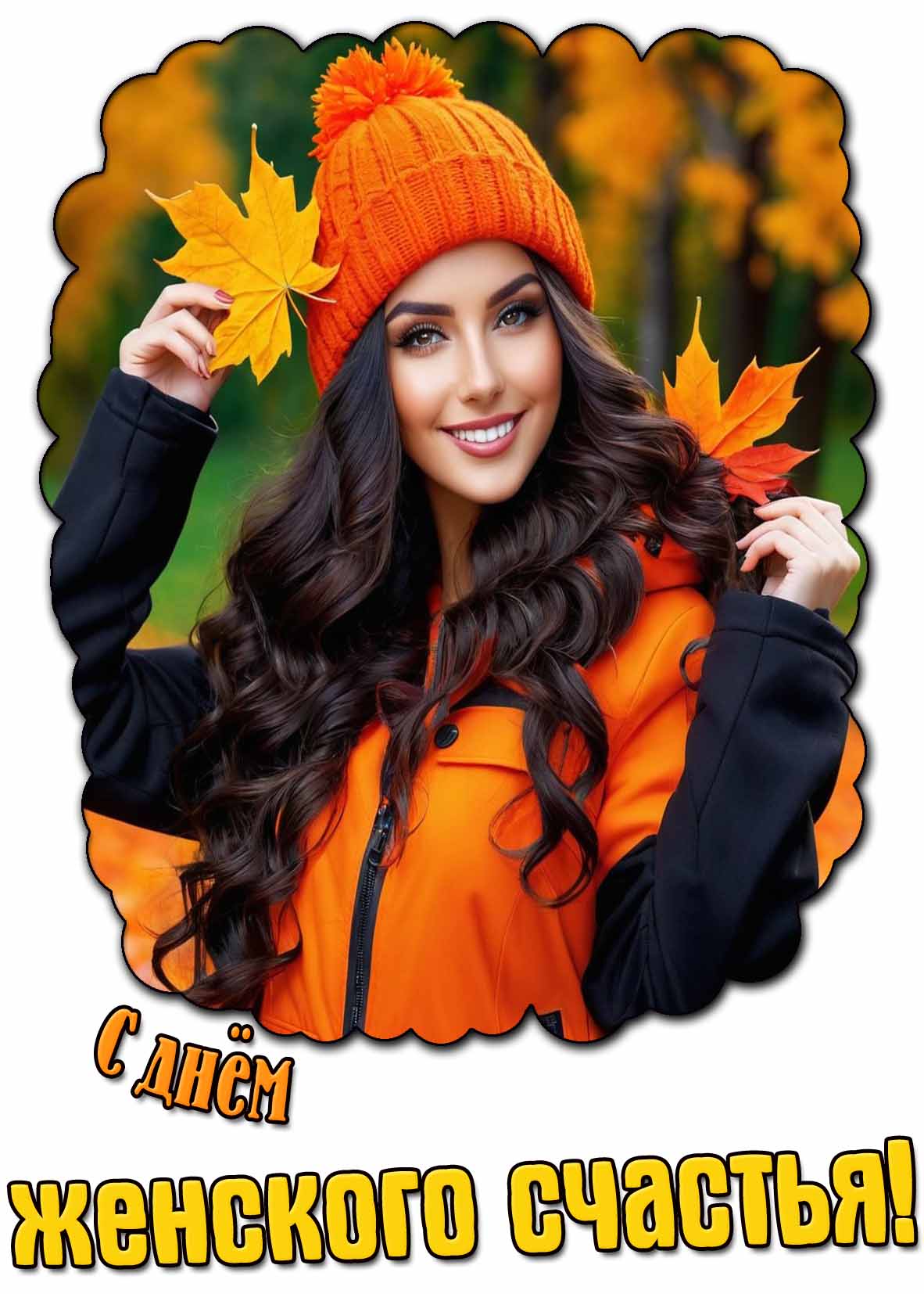 Открытка с днём женского счастья