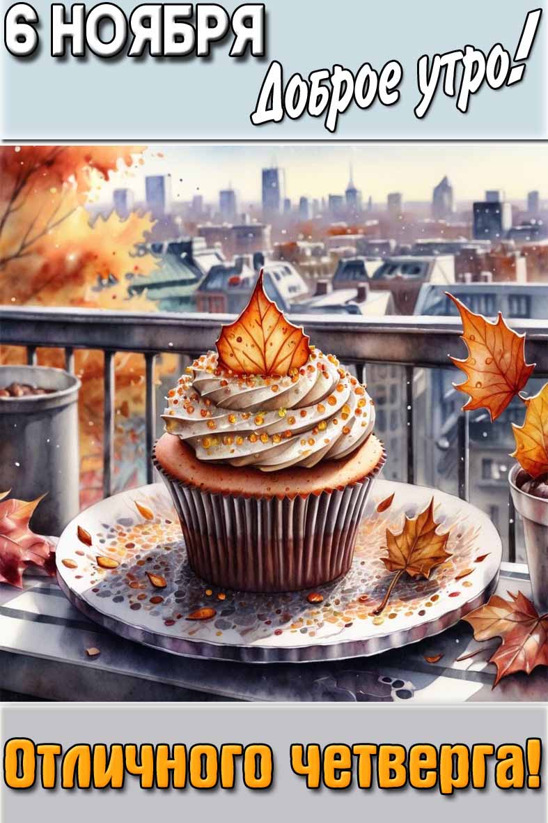 Картинка "6 ноября доброе утро! Отличного четверга!"
