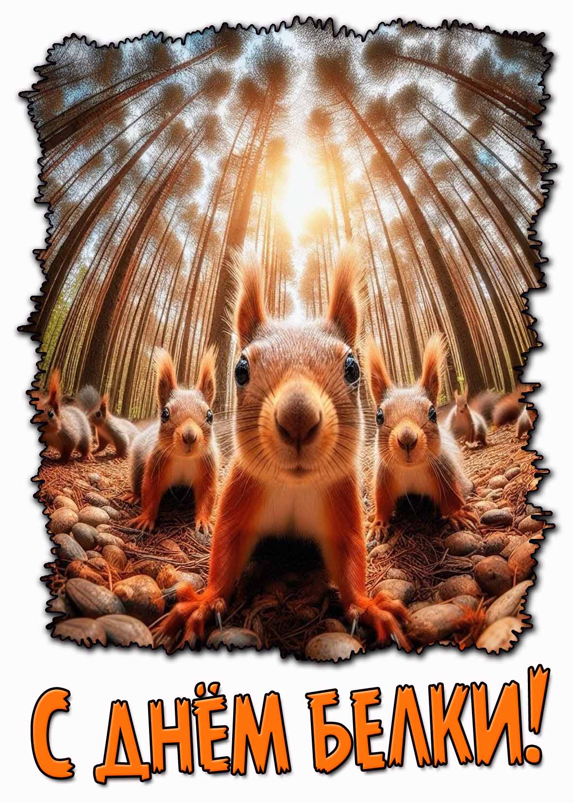 Прикольная картинка с днём белки