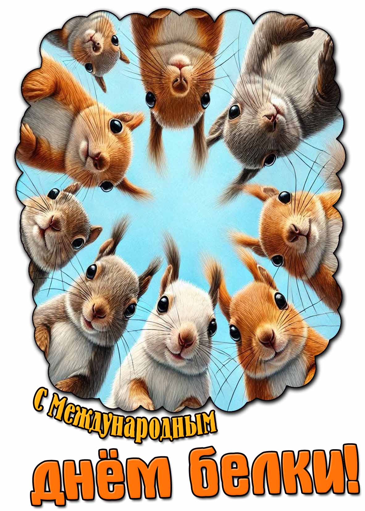 Картинка с Международным днём белки
