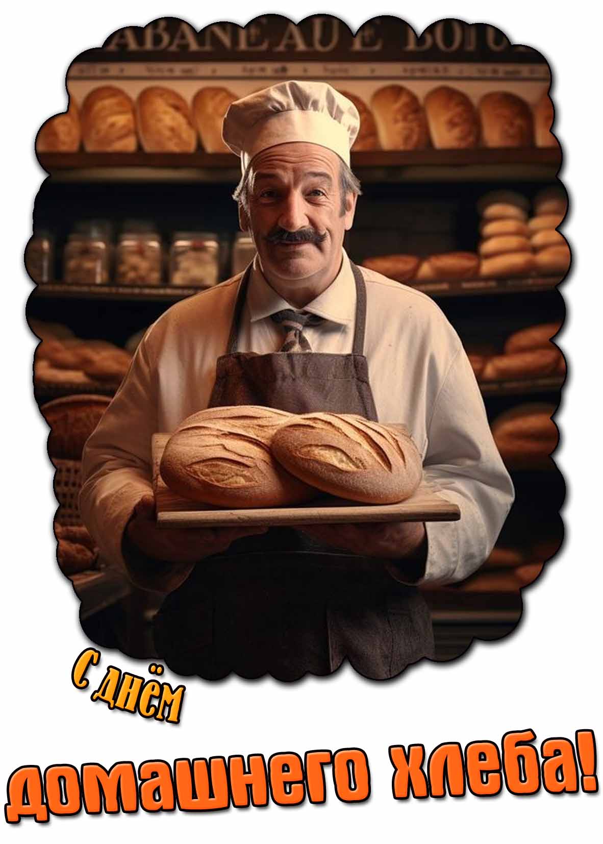 С днём домашнего хлеба! - душевная картинка