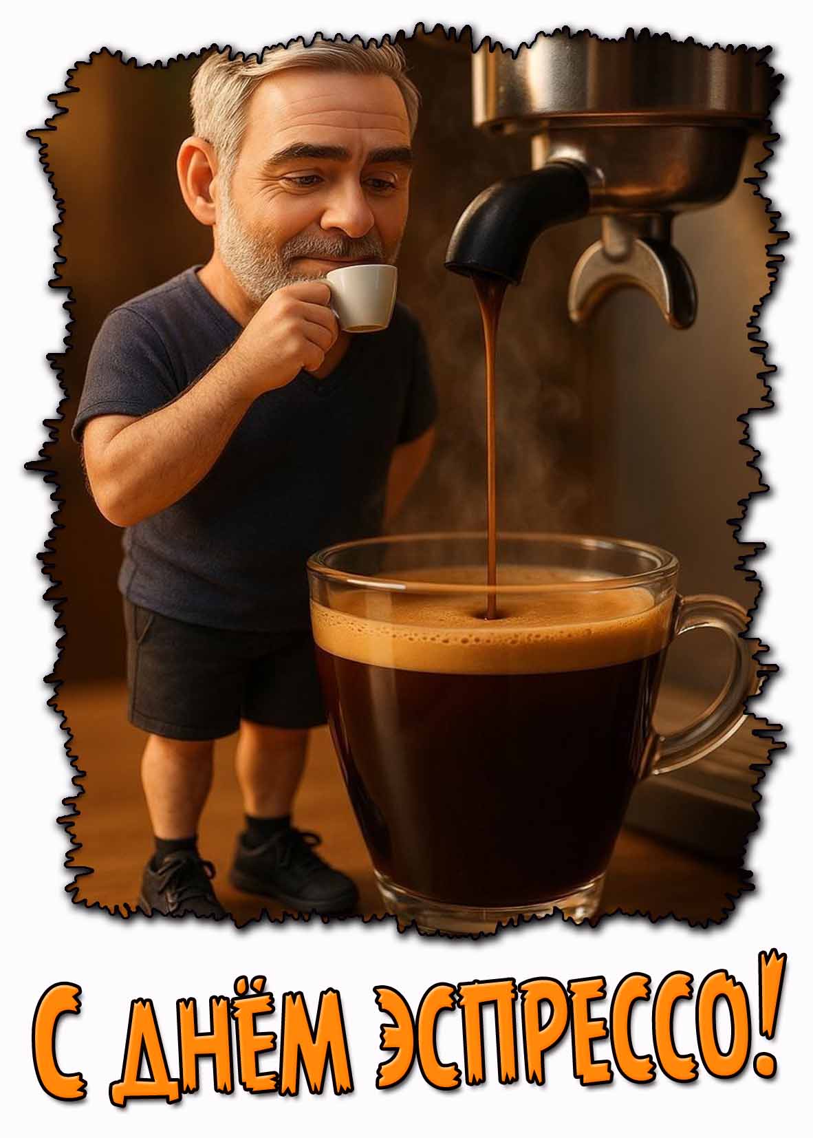 Прикольная картинка с днём эспрессо