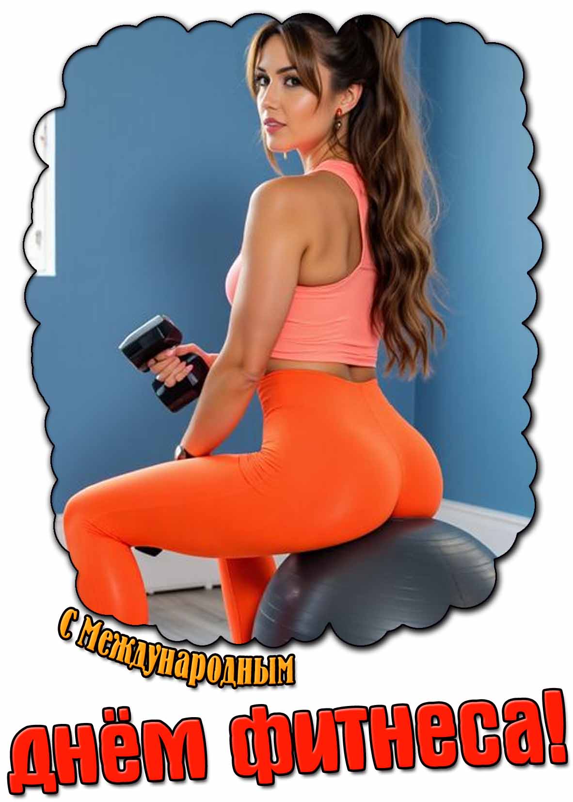 Картинка с Международным днём фитнеса