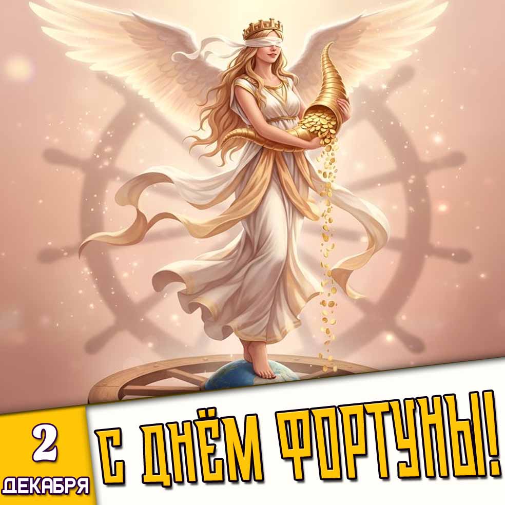 Картинка 2 декабря - с днём фортуны