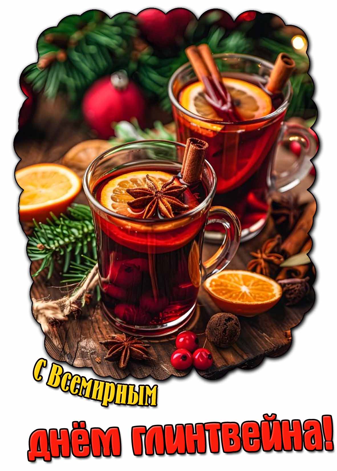 Картинка с Всемирным днём глинтвейна