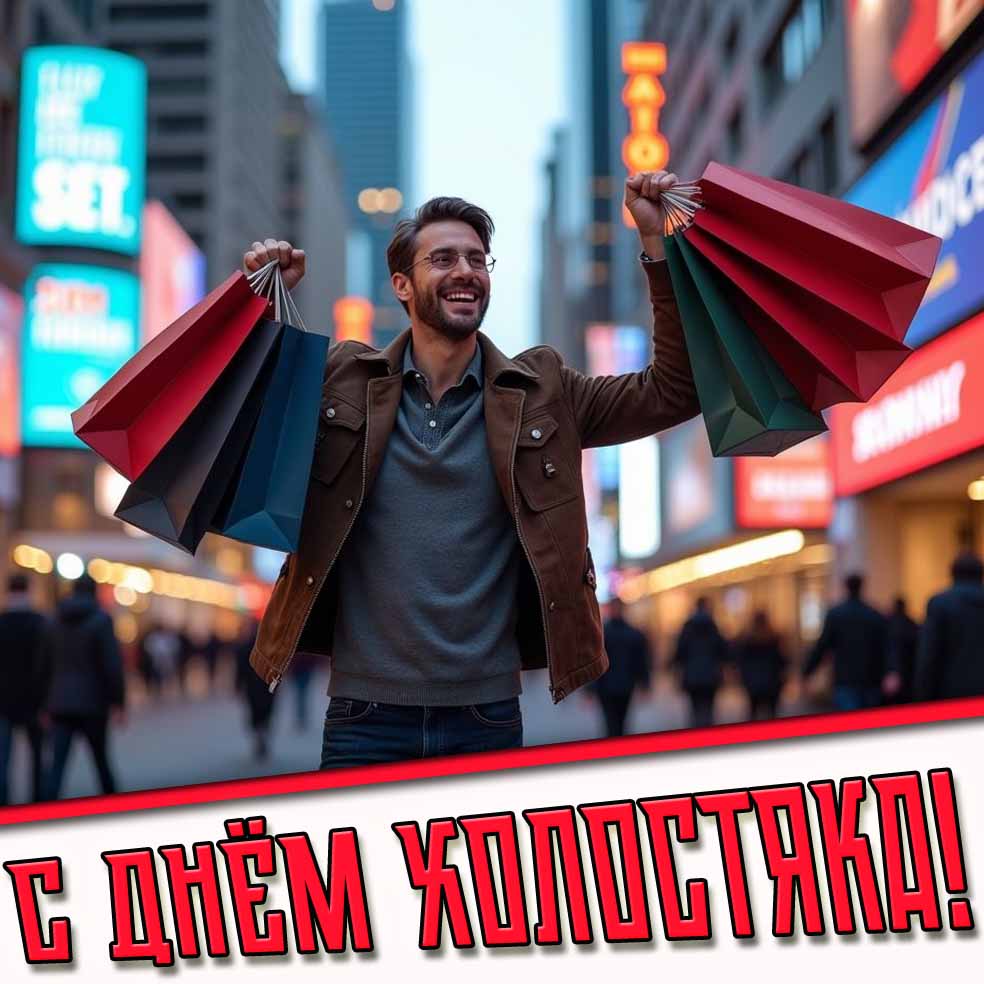 С днём холостяка! - картинка