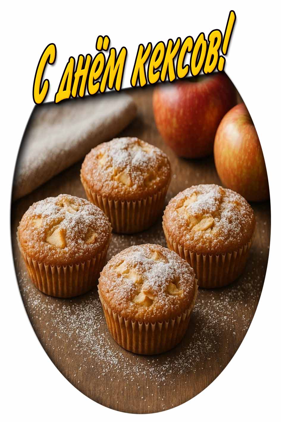 С днём кексов! - открытка