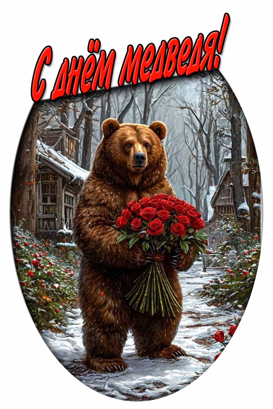 С днём медведя! - прикольная картинка