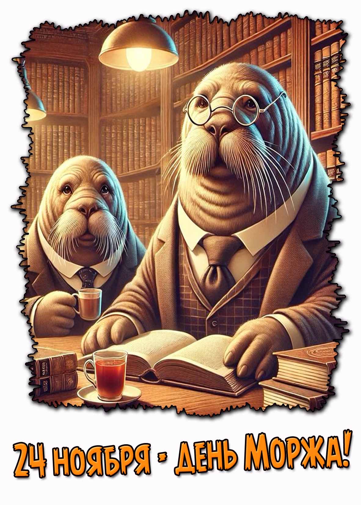 Картинка на день моржа - 24 ноября