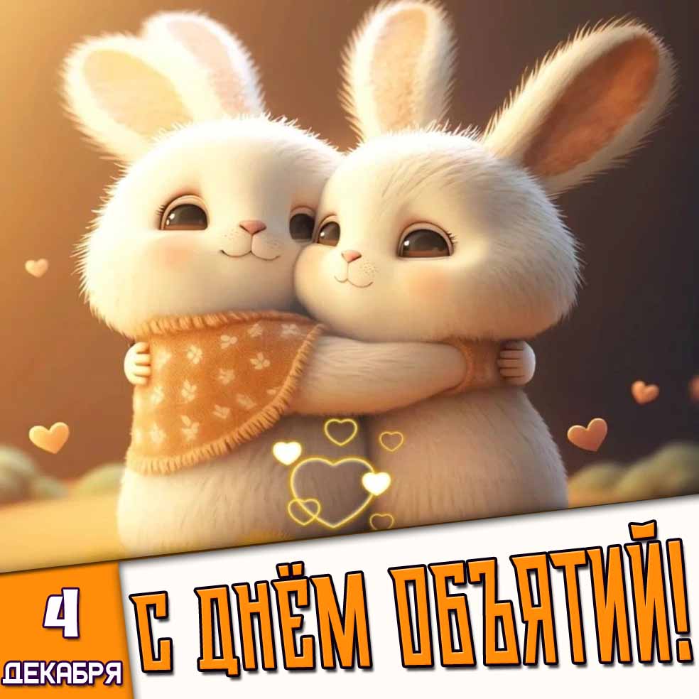 Картинка 4 декабря с днём объятий