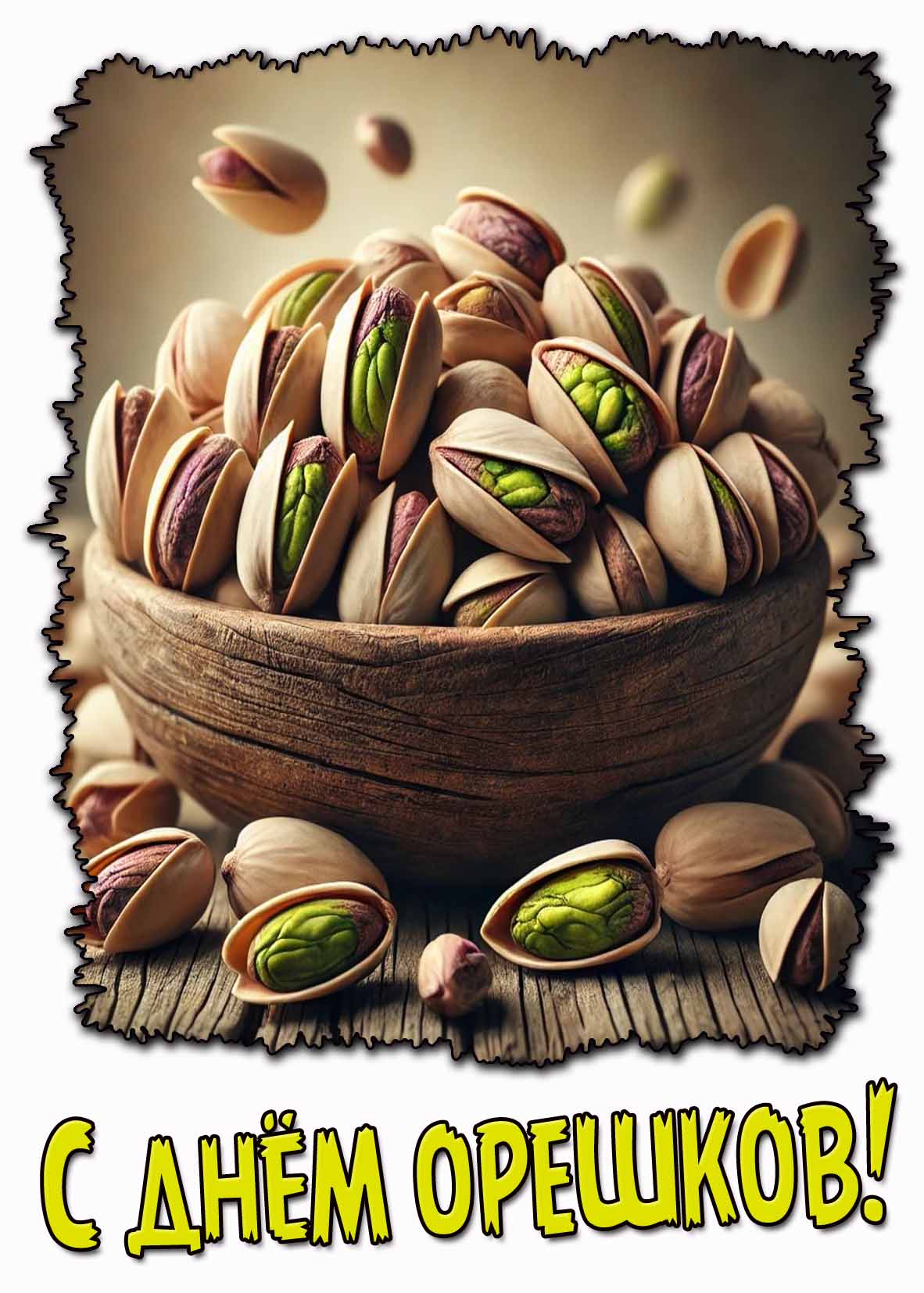 Открытка с днём орешков