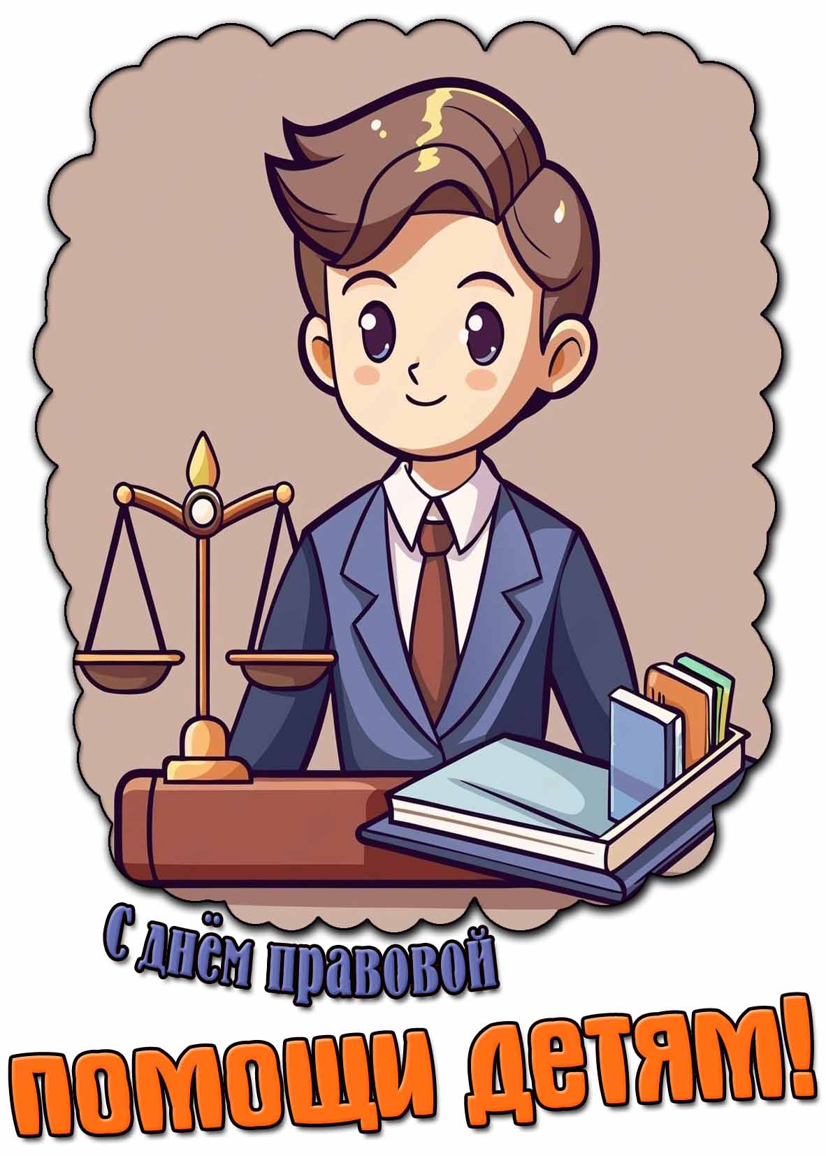 Открытка с днём правовой помощи детям