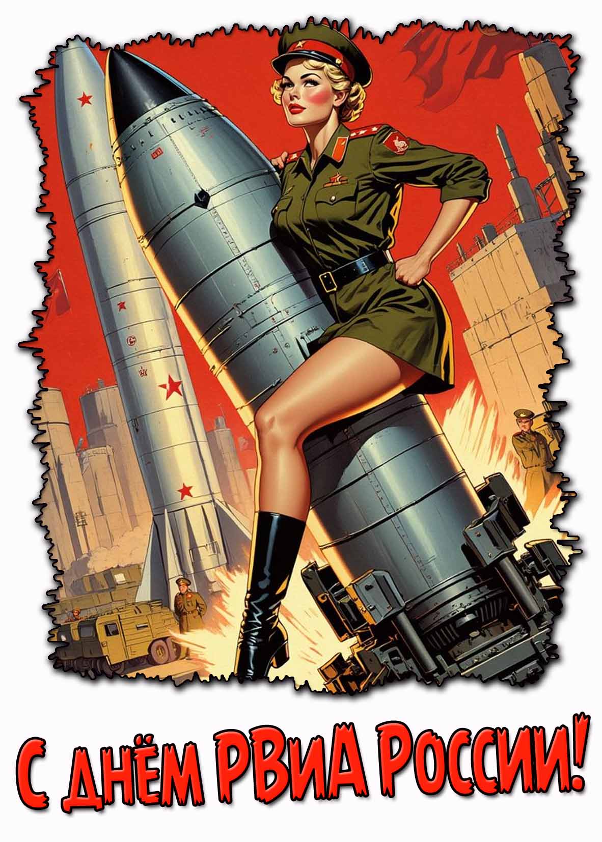 Открытка с днём РВиА России