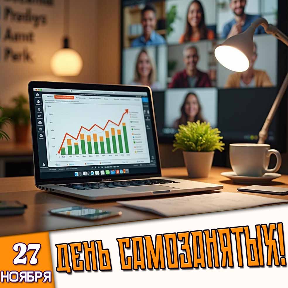 Картинка 27 ноября - день самозанятых!