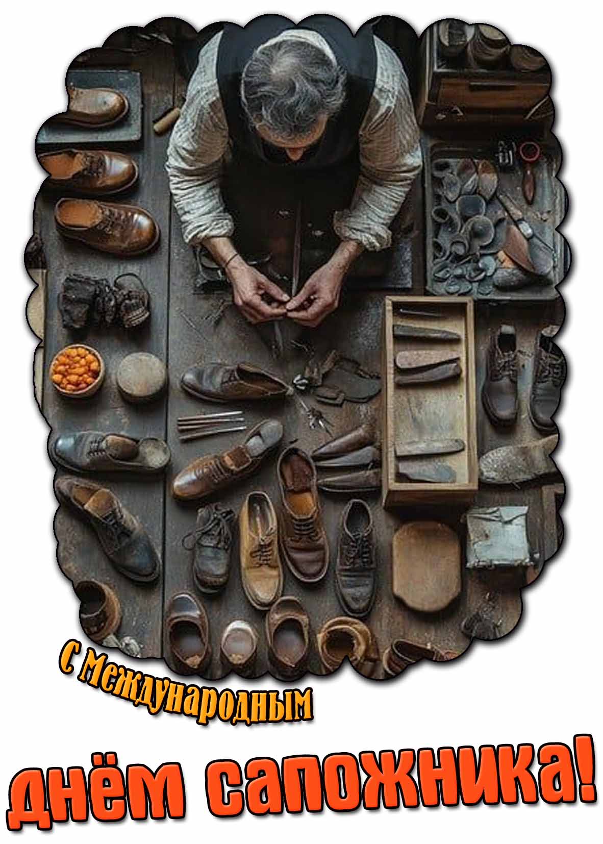 Картинка с Международным днём сапожника