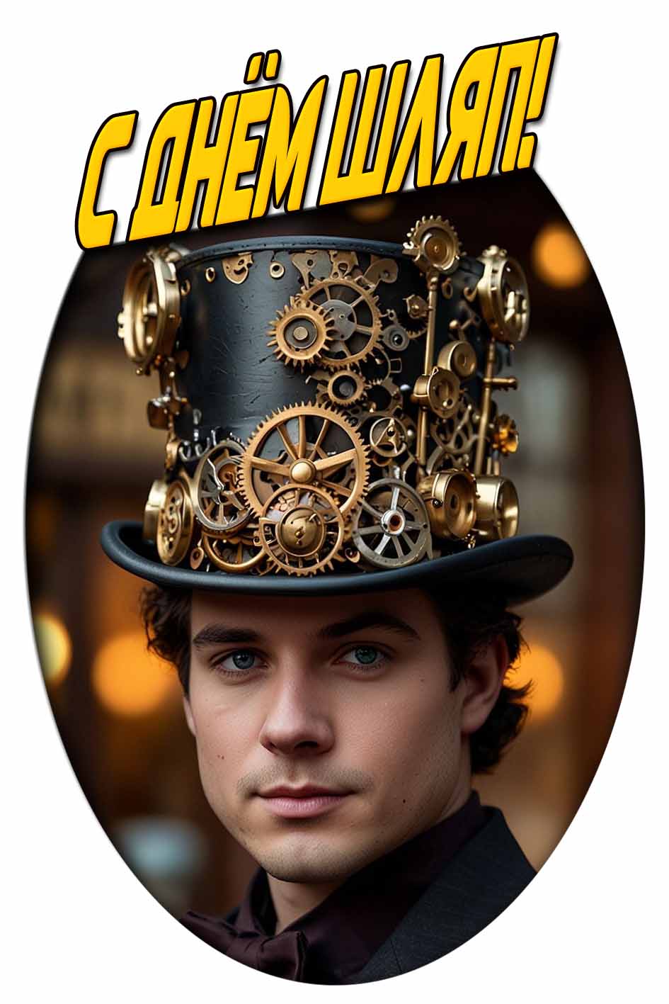 С днём шляп! - креативная картинка