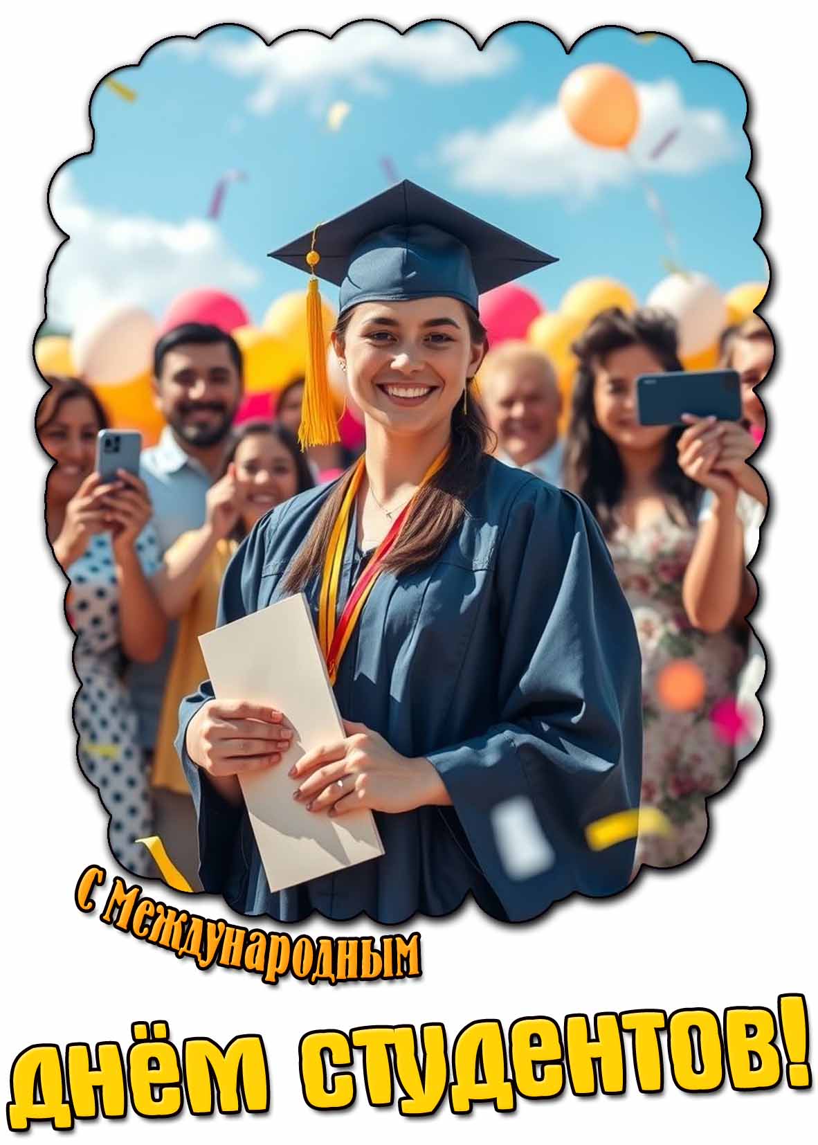 Картинка с Международным днём студентов