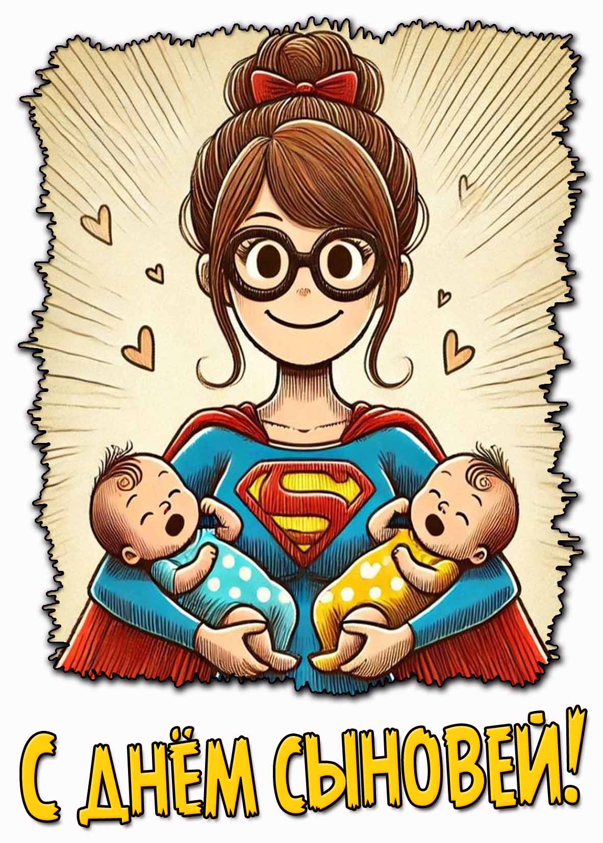 Прикольная картинка с днём сыновей