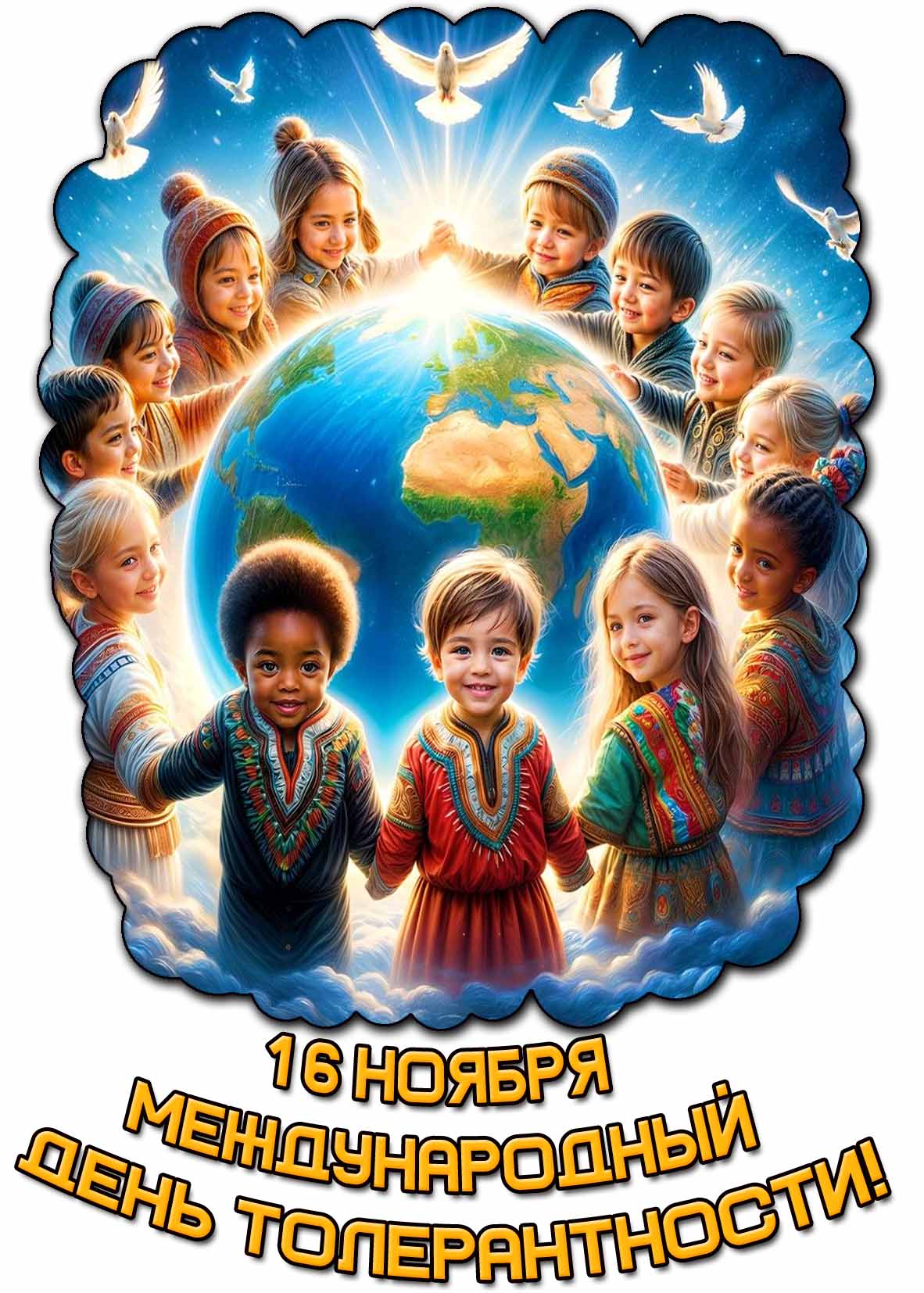 Открытка 16 ноября - Международный день толерантности