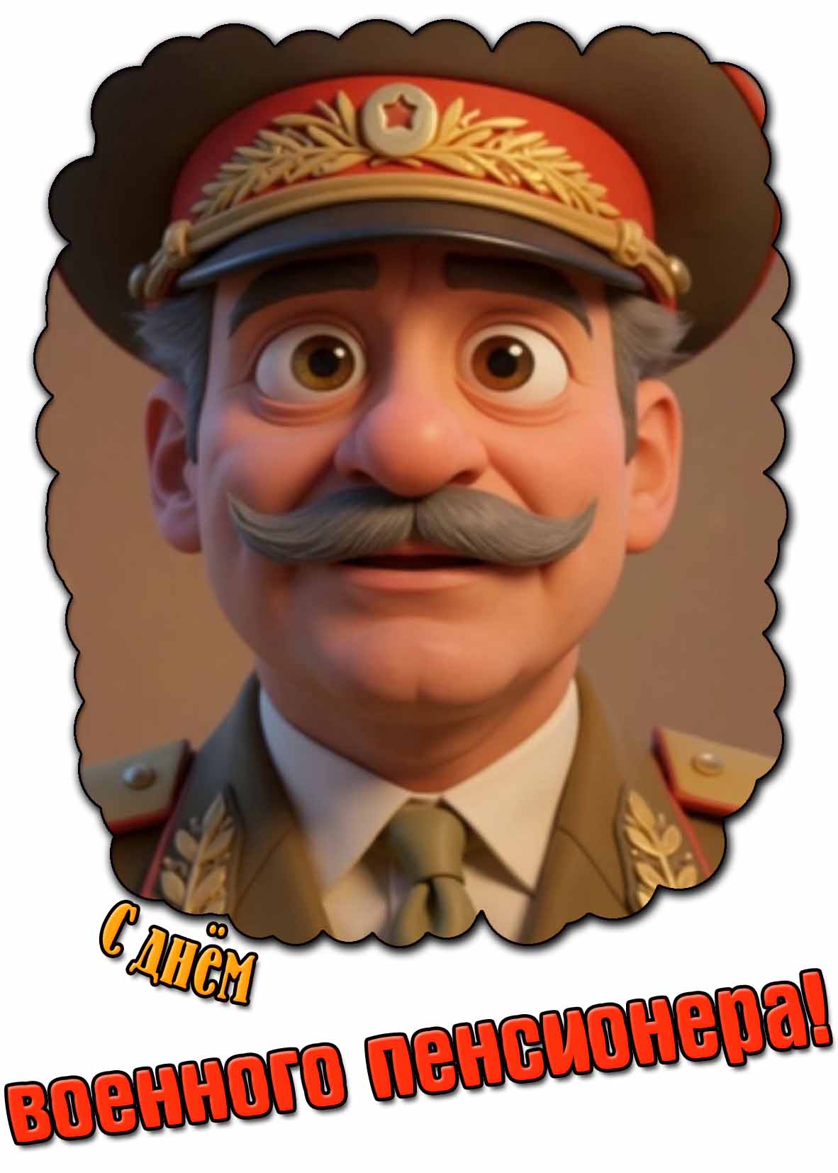 Прикольная картинка на день военного пенсионера