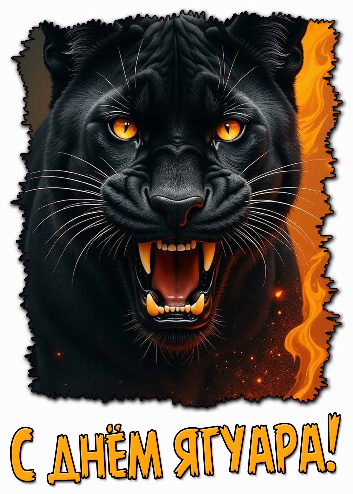 Картинка с днём ягуара