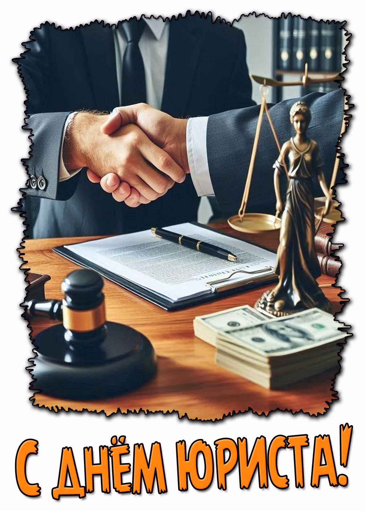 Красивая картинка с днём юриста