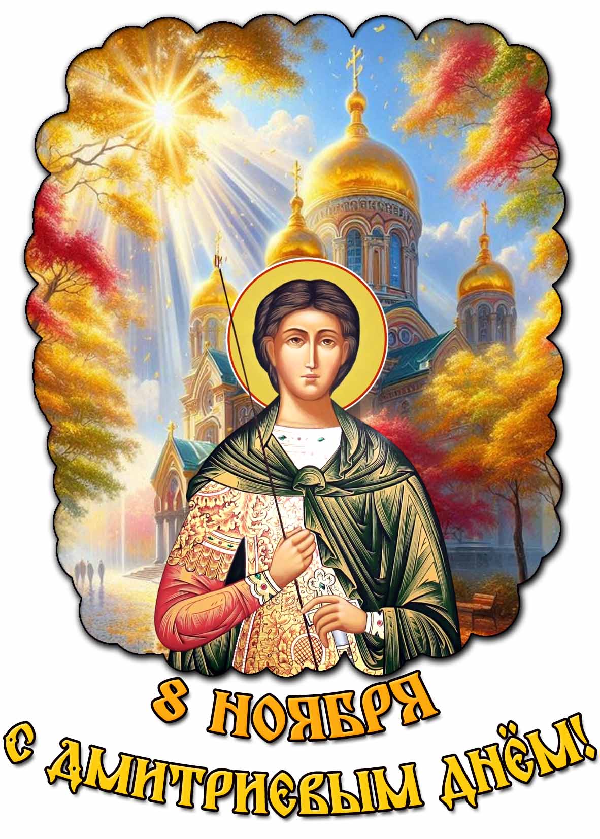 Картинка 8 ноября - с Дмитриевым днём!