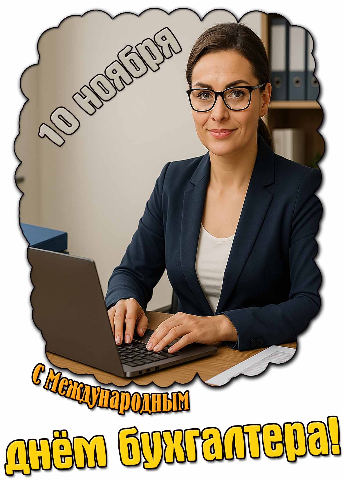 Картинка с Международным днём бухгалтера 10 ноября
