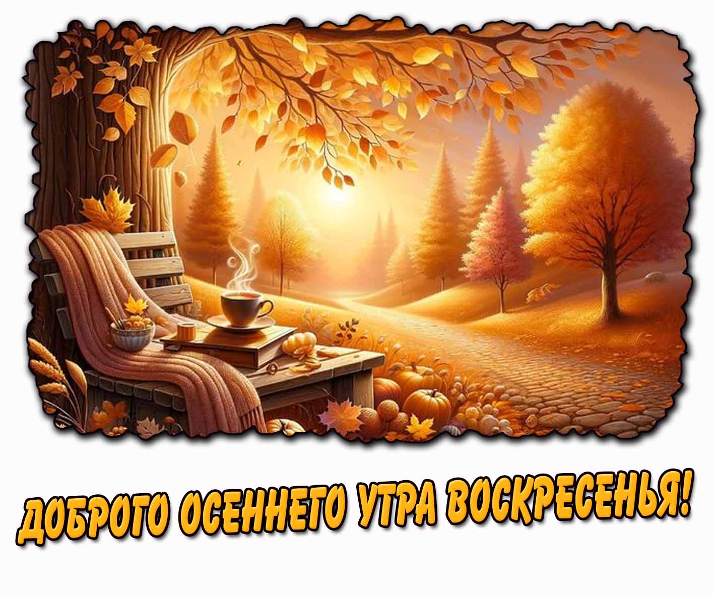 Доброго осеннего утра воскресенья! - картинка