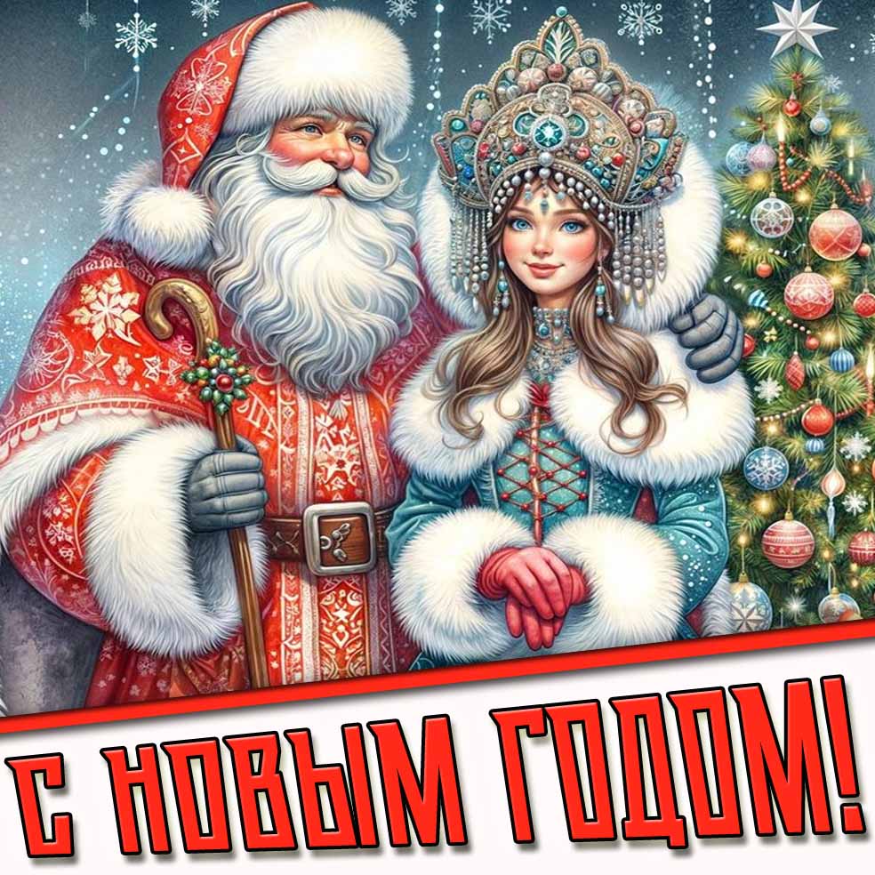 Открытка с Новым годом