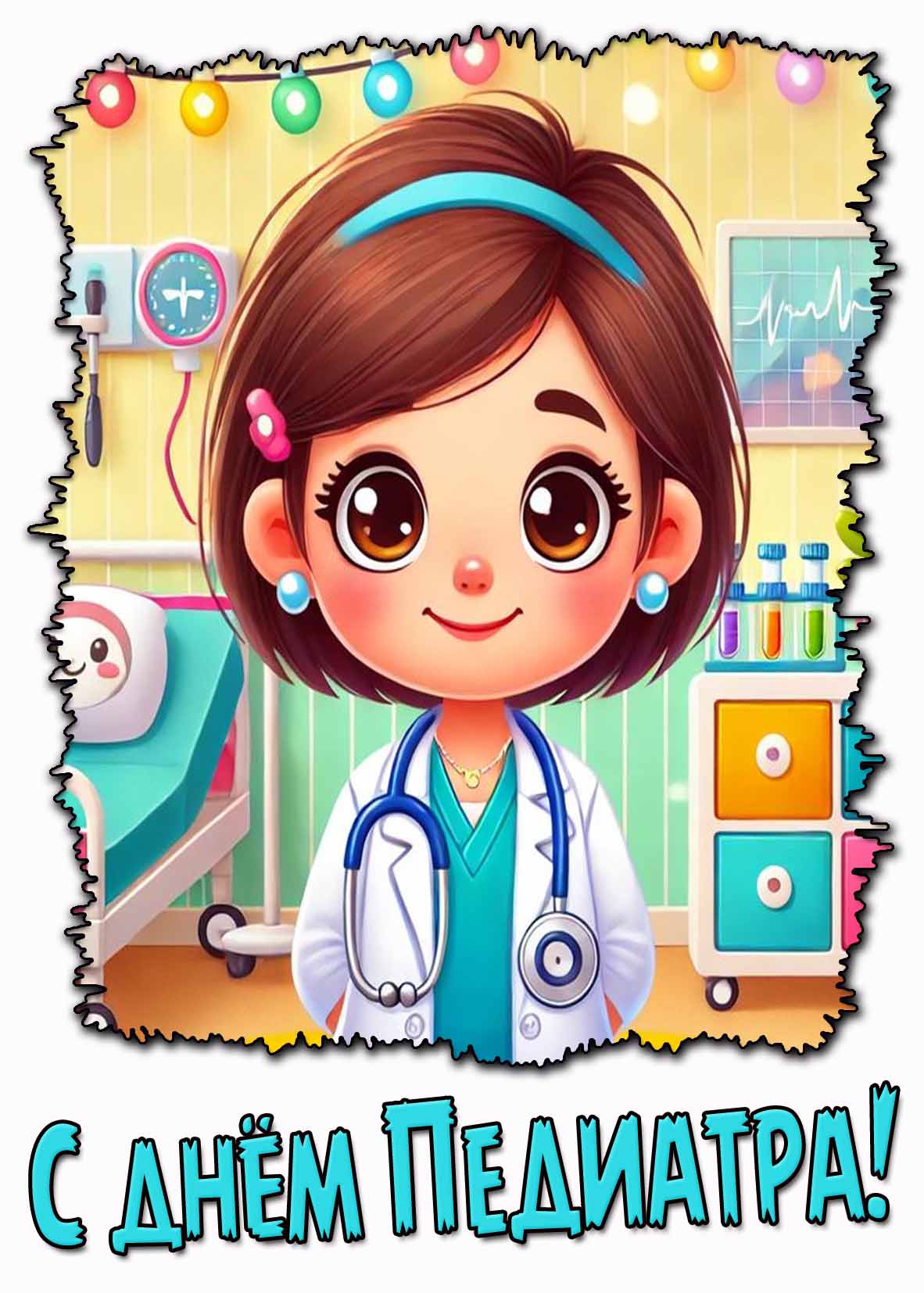 Красивая картинка с днём педиатра