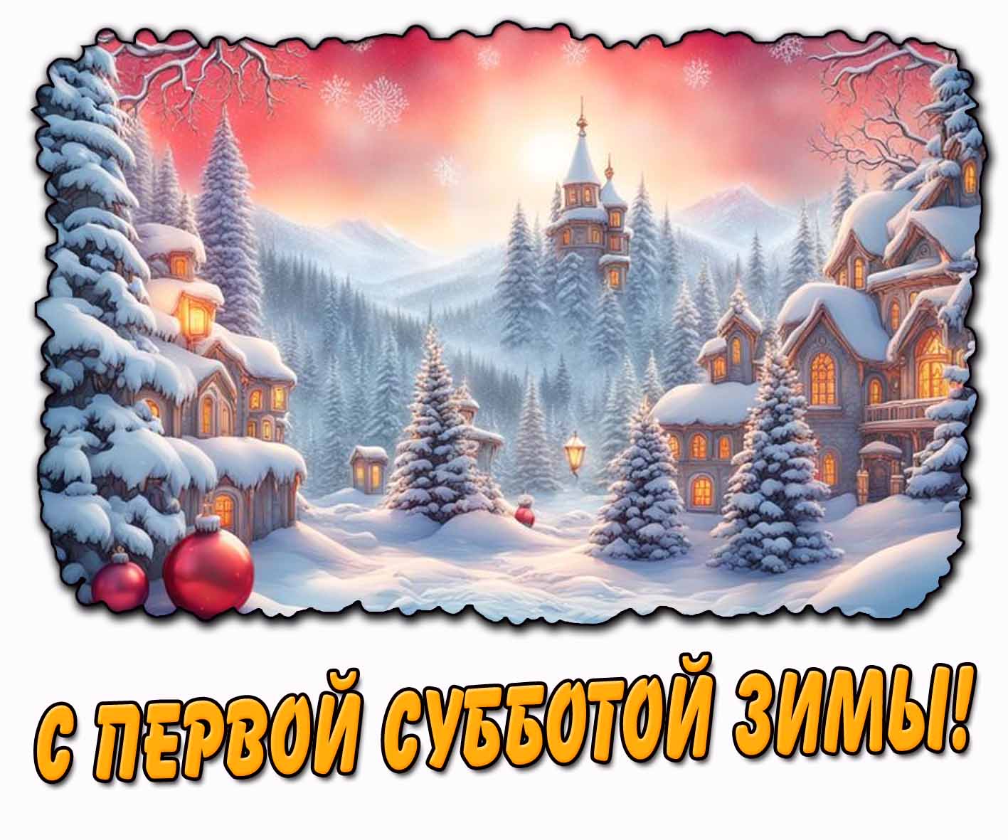 Картинка с первой субботой зимы