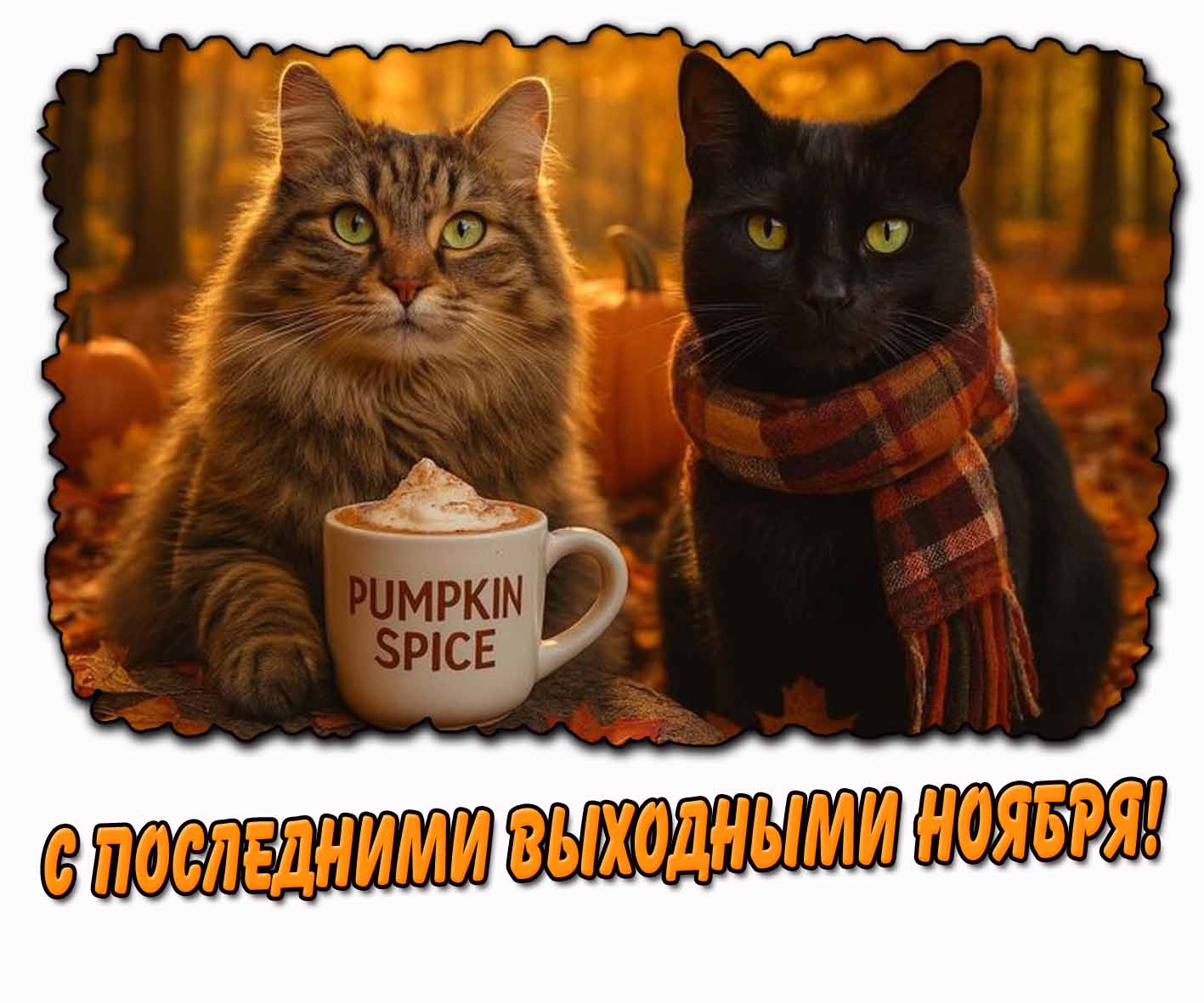 Прикольная картинка с последними выходными ноября