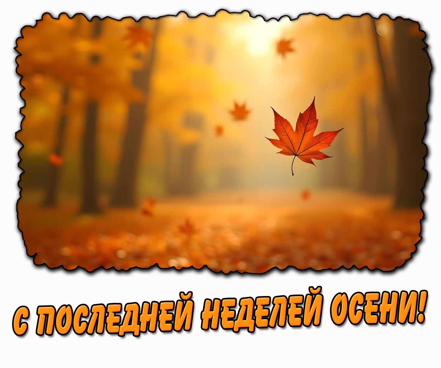 Картинка с последней неделей осени