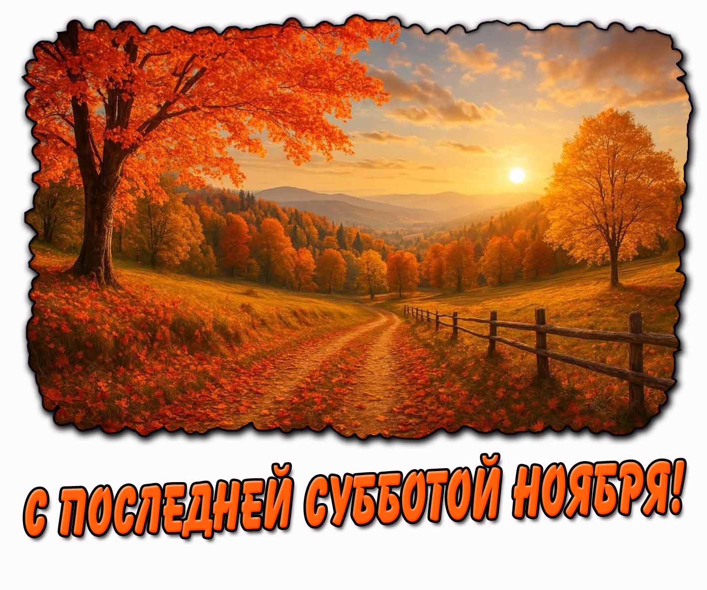 Картинка с последней субботой ноября