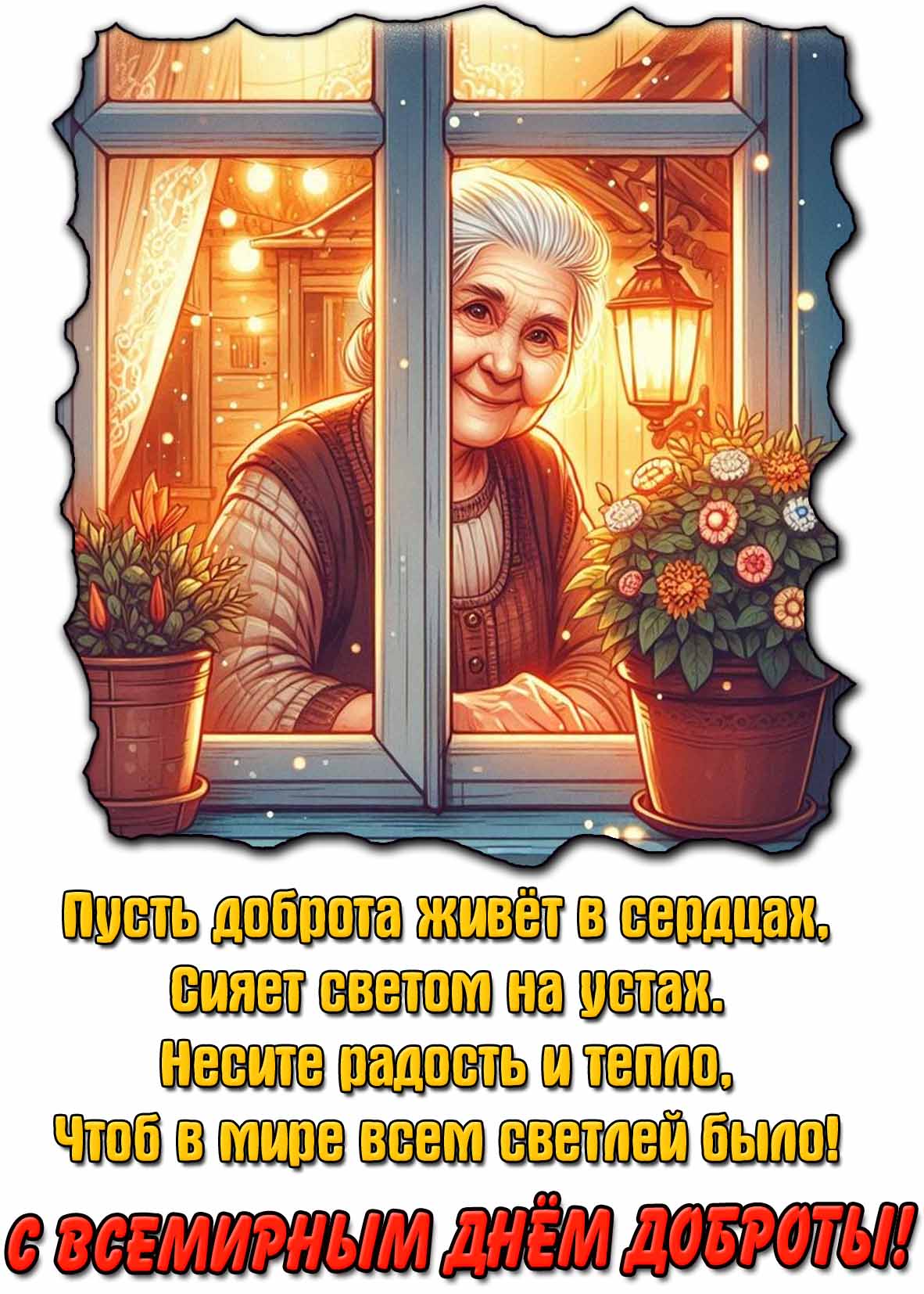 Картинка - поздравление с Всемирным днём доброты