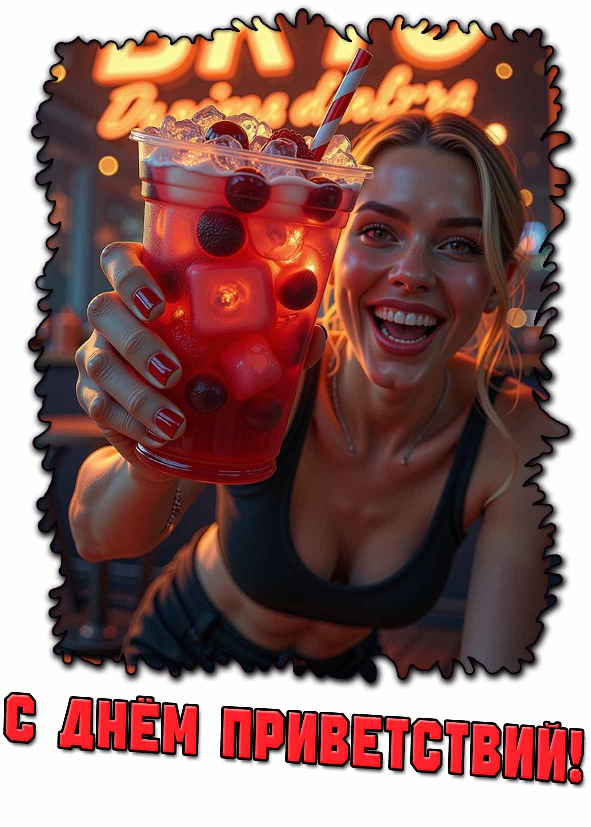 Картинка с днём приветствий