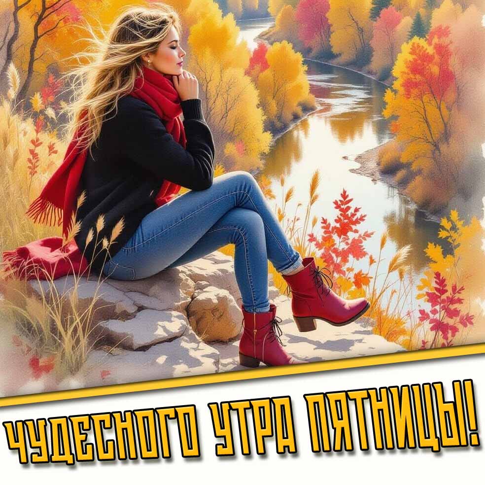 Чудесного утра пятницы! - осенняя картинка