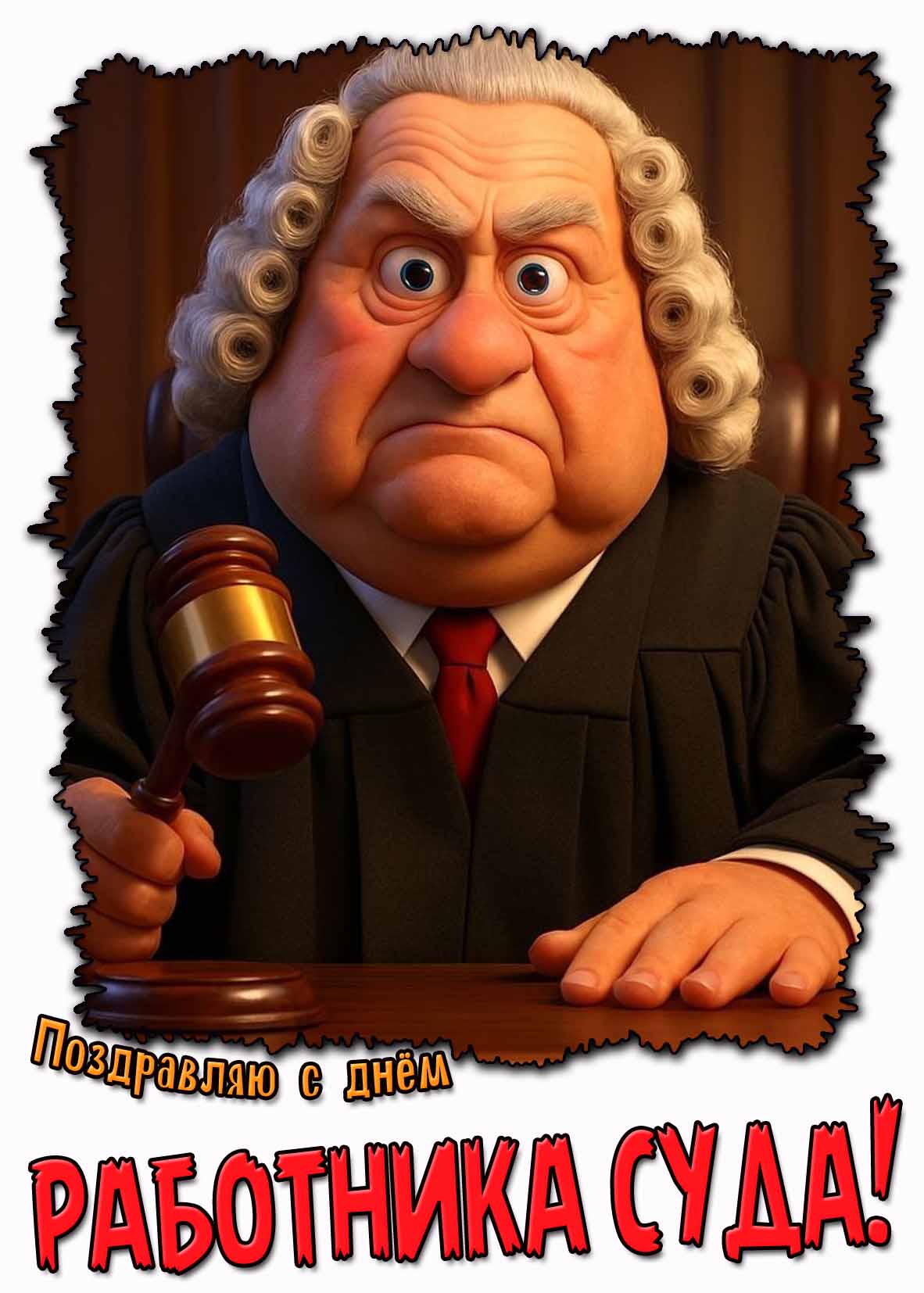 Поздравляю с днём работника суда! - картинка для судьи